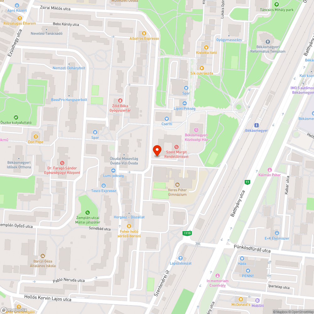 Galambtetem bejelentés helye