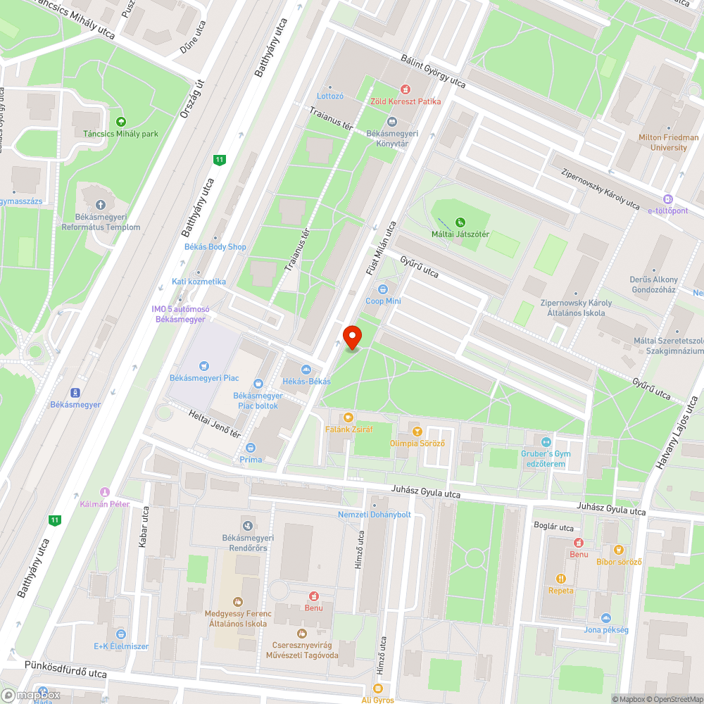 Fák rögzítése bejelentés helye