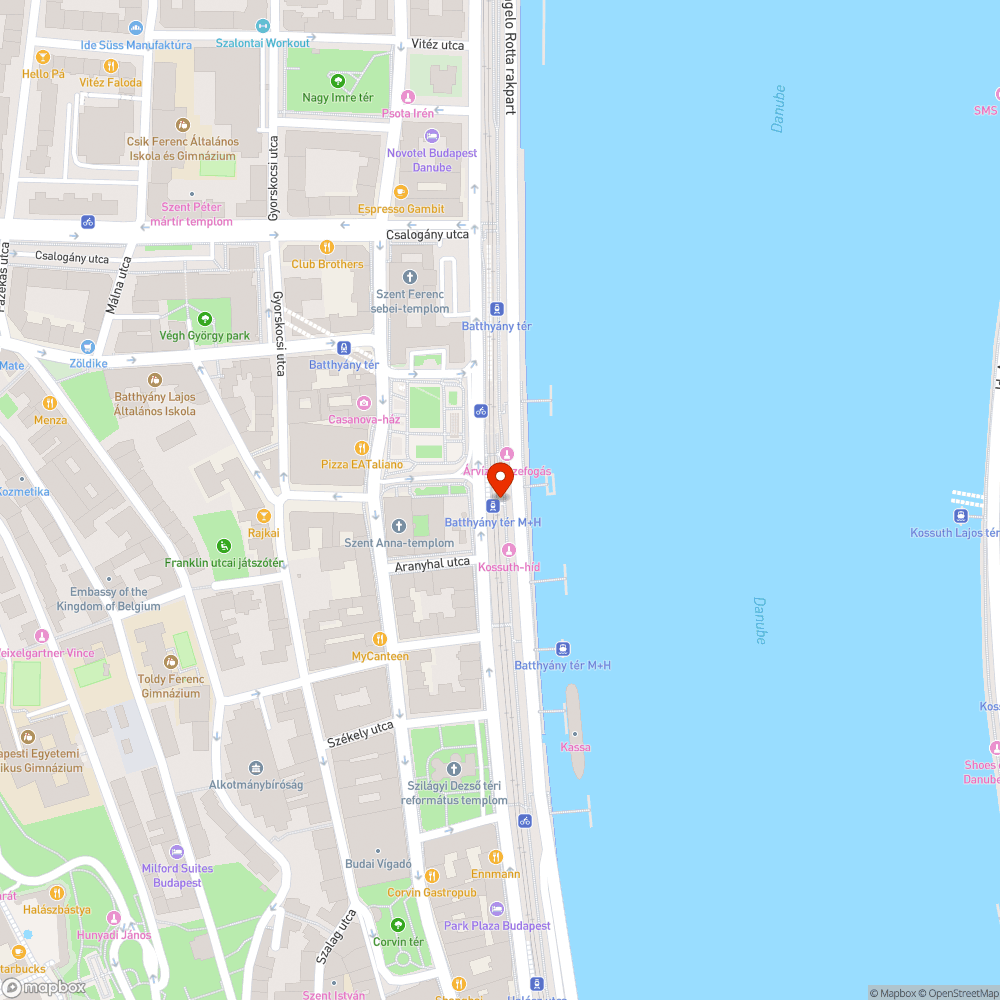 Graffitis fal bejelentés helye