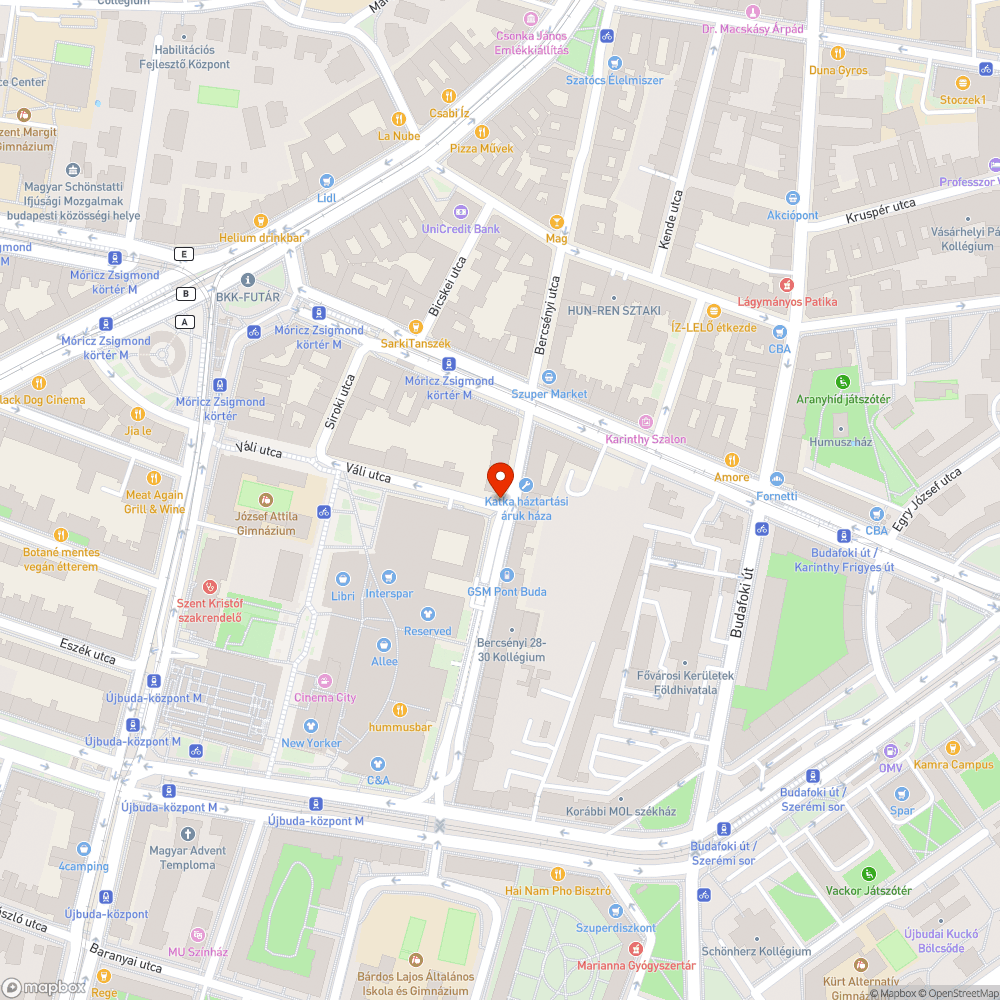 Elrozsdásodott poller bejelentés helye