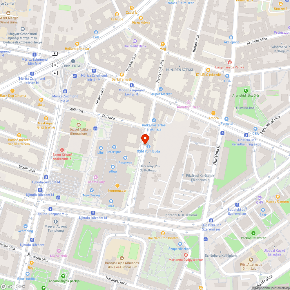 Szétesett kövezet bejelentés helye