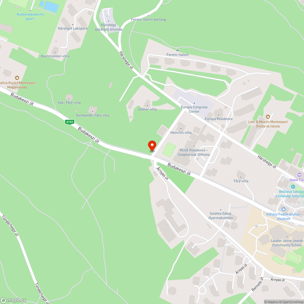 Lekopott a zebra bejelentés helye