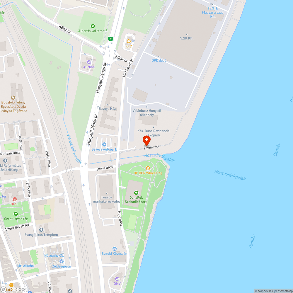 Kőtömb a kerékpárút mellett bejelentés helye