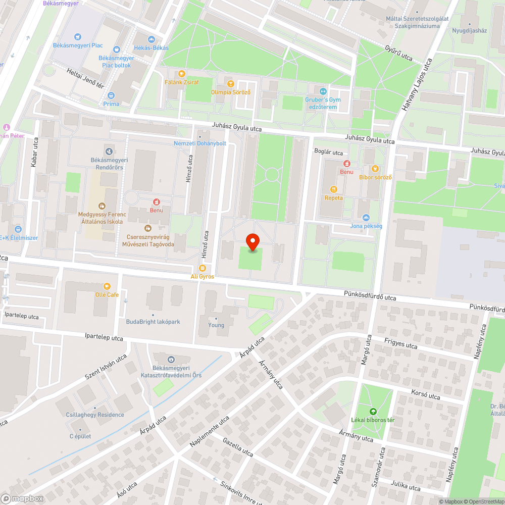 Leszakadt hinta, nehezen működő kapuzár bejelentés helye