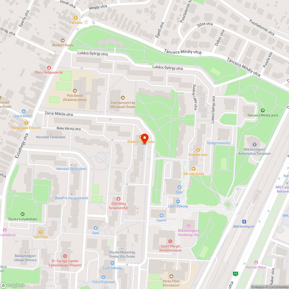 elhagyott autó bejelentés helye