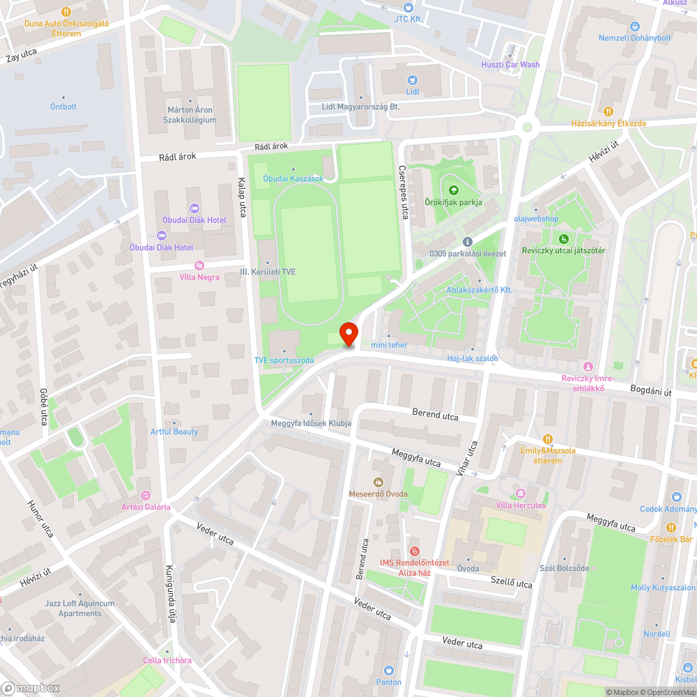 Fekvörendör bejelentés helye