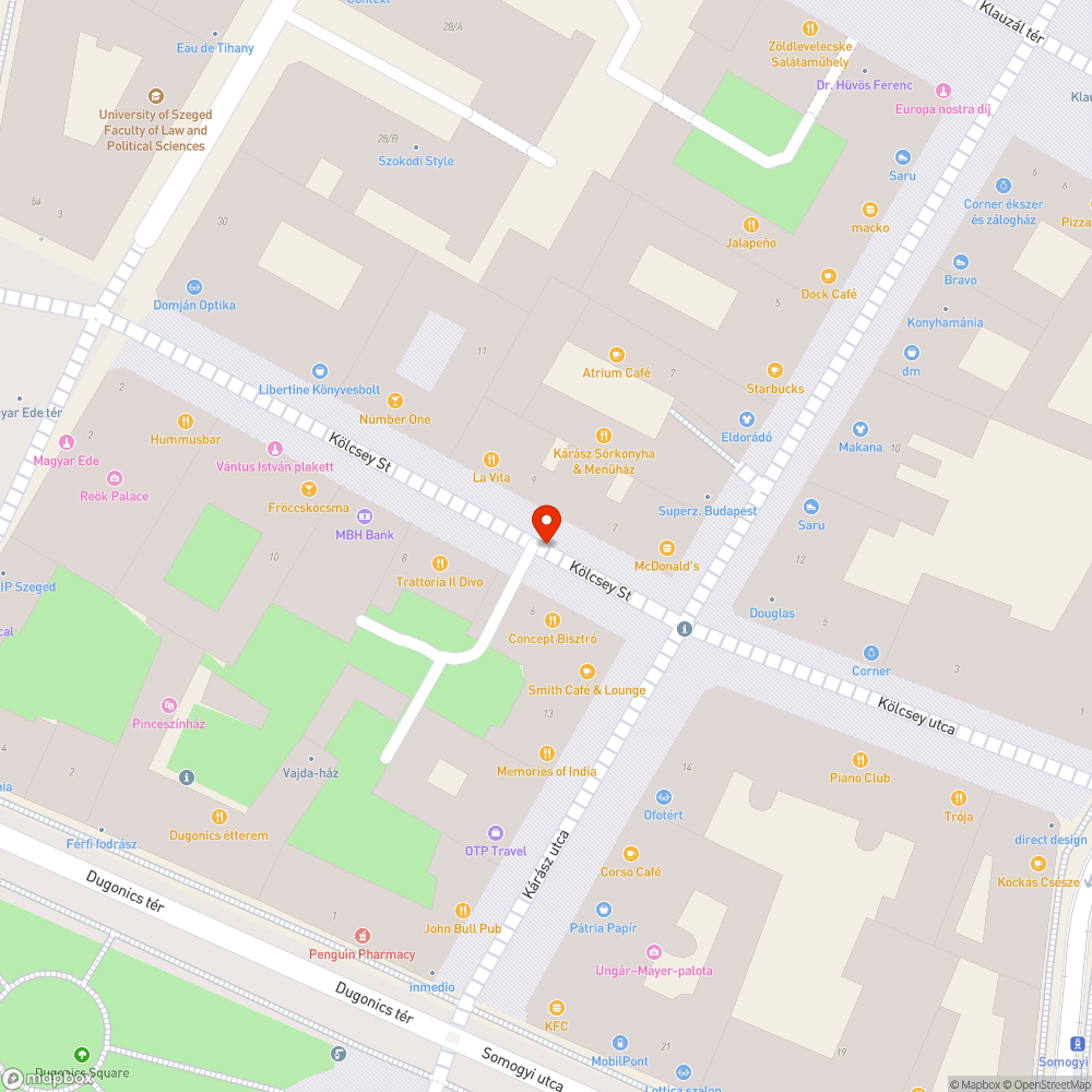 Eltört pad bejelentés helye