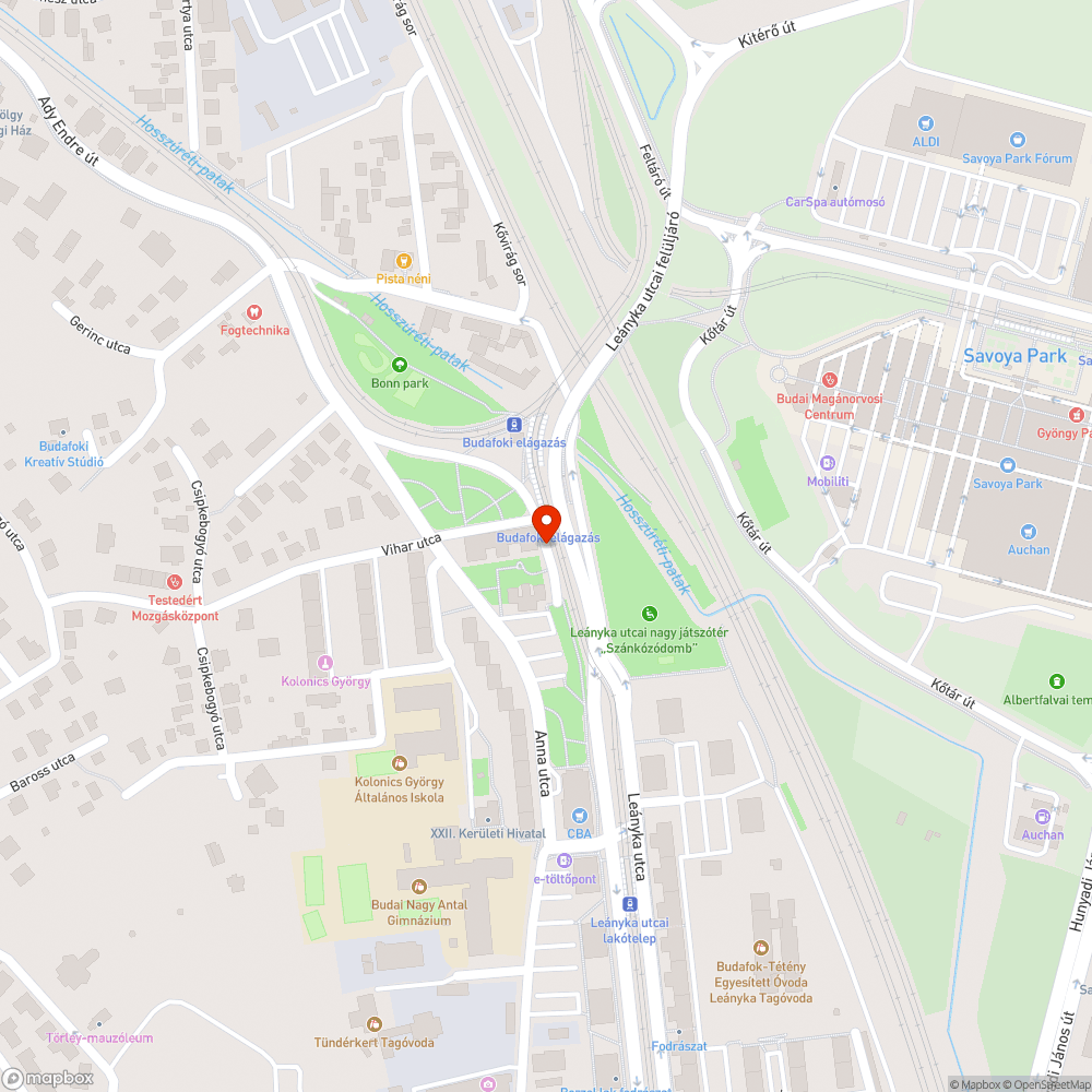 Leányka hibás, úthibák bejelentés helye