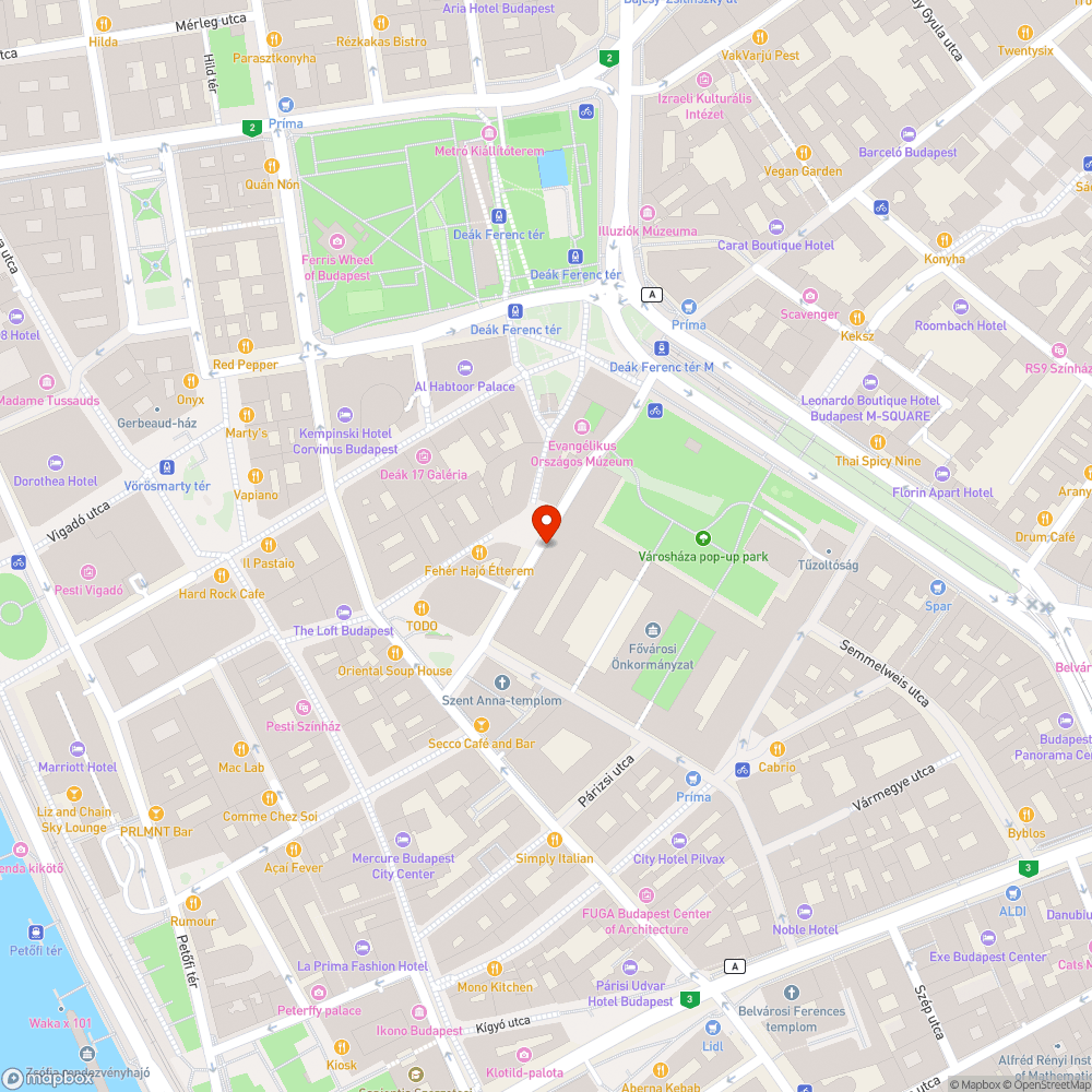 Járdára parkolás bejelentés helye