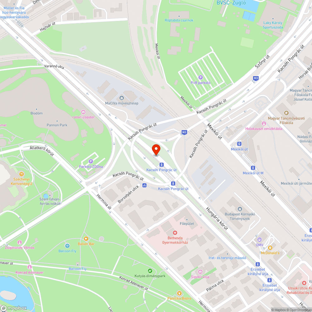 Matrica bejelentés helye