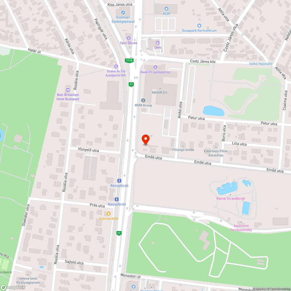 Gödör bejelentés helye