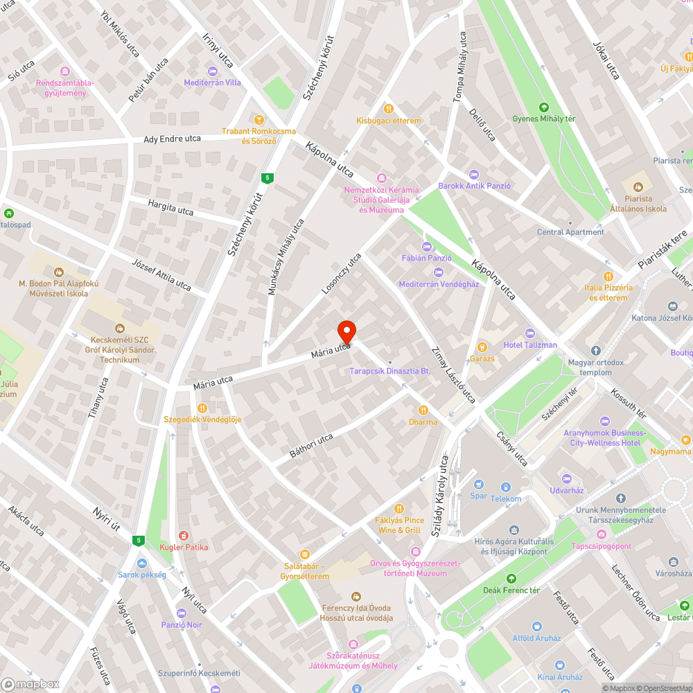 Gaztenger bejelentés helye