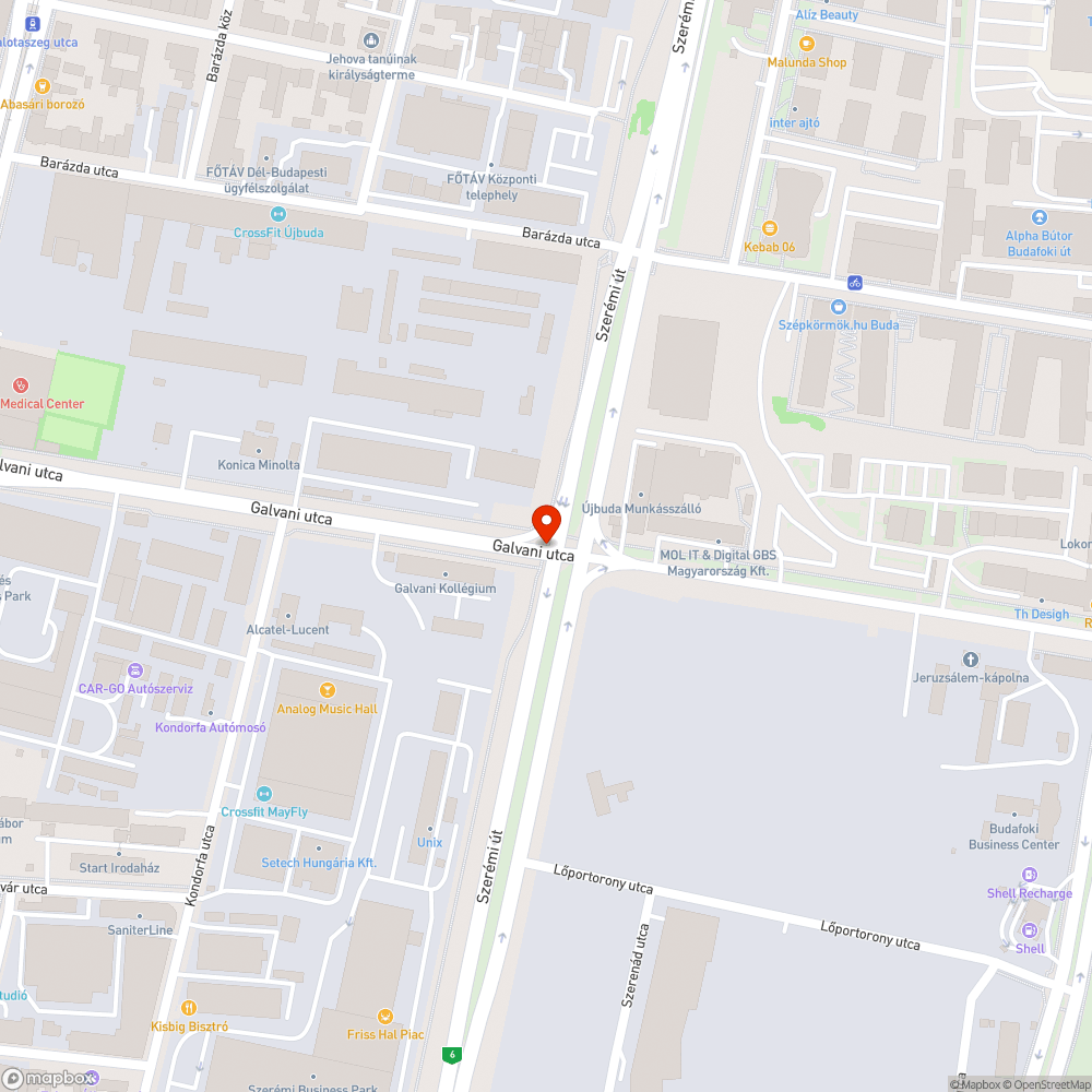 Szemét bejelentés helye