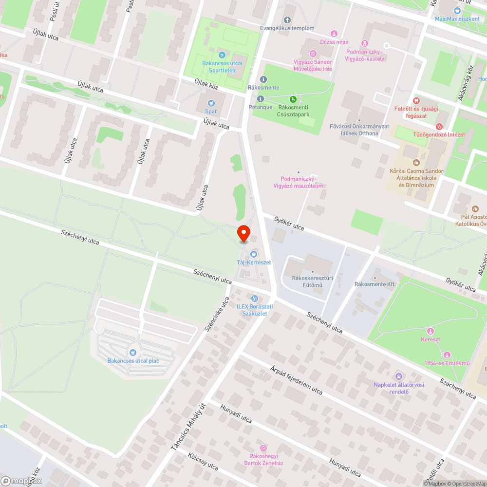 Nyakig ér bejelentés helye