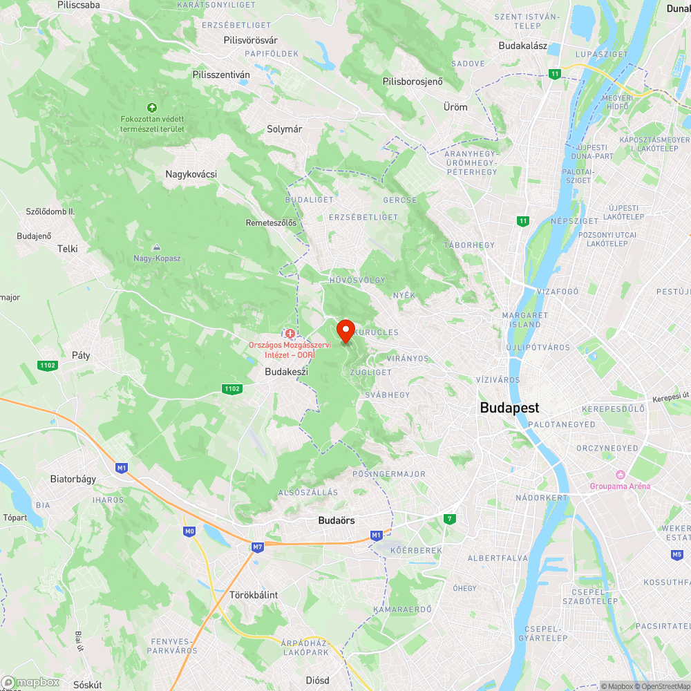 Erzsébet kilátó - felfelé / lefelé irány jelzőtáblák pótlása bejelentés helye