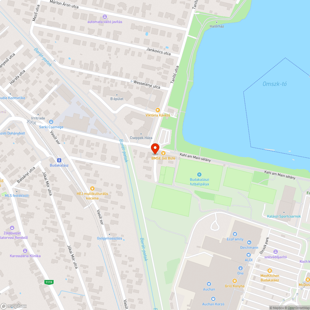 Hiányzó utcanévtábla bejelentés helye