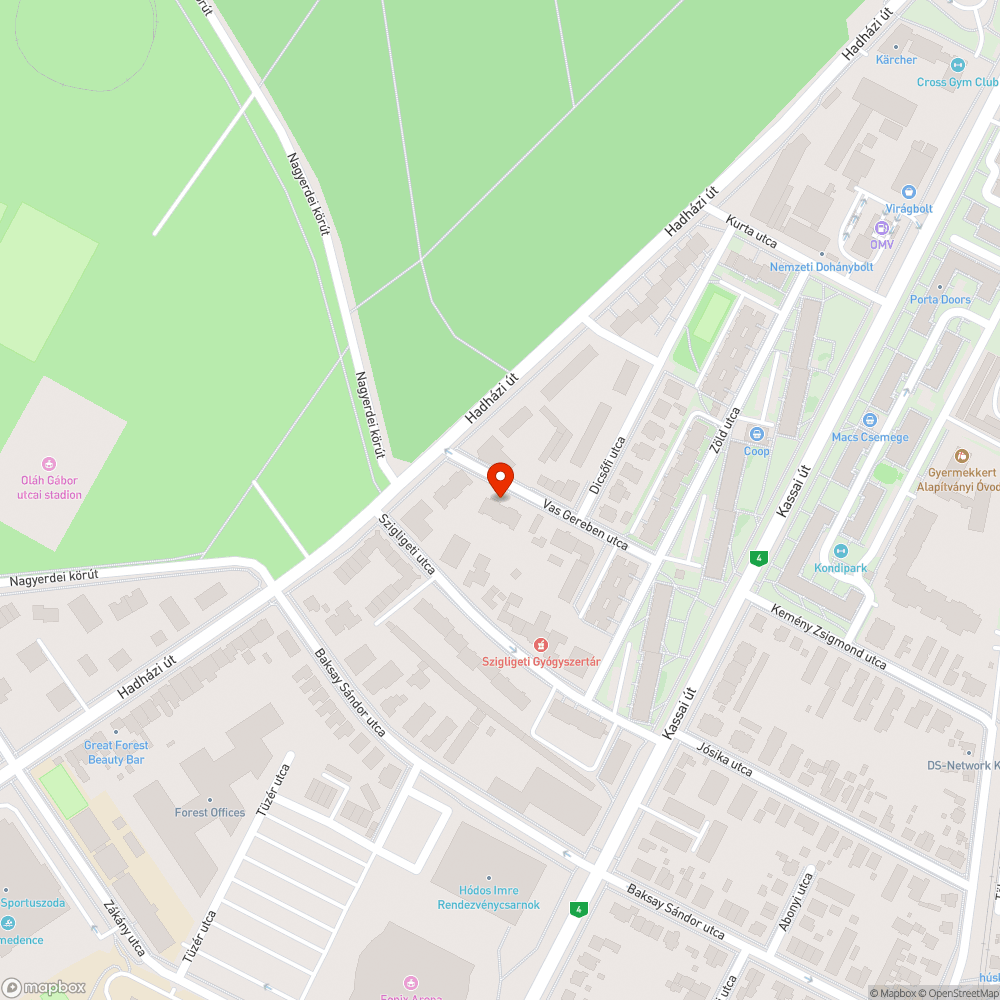 Balesetveszélyes aknafedő bejelentés helye