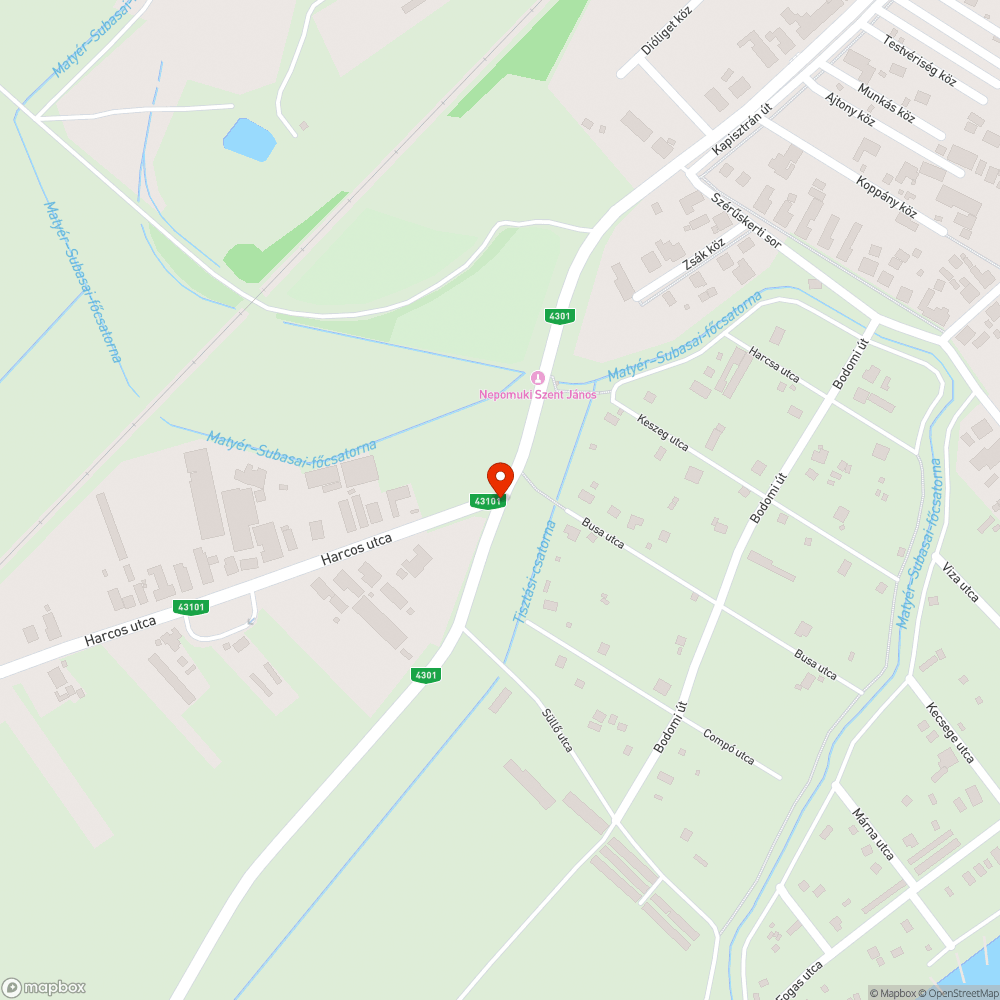 Nehezen belátható kereszteződés bejelentés helye