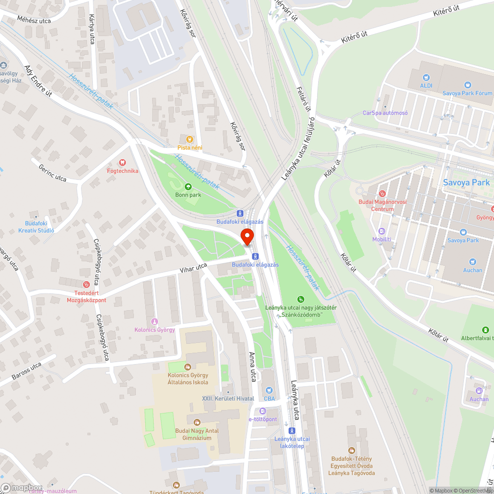 Elhanyagolt közműszekrény bejelentés helye