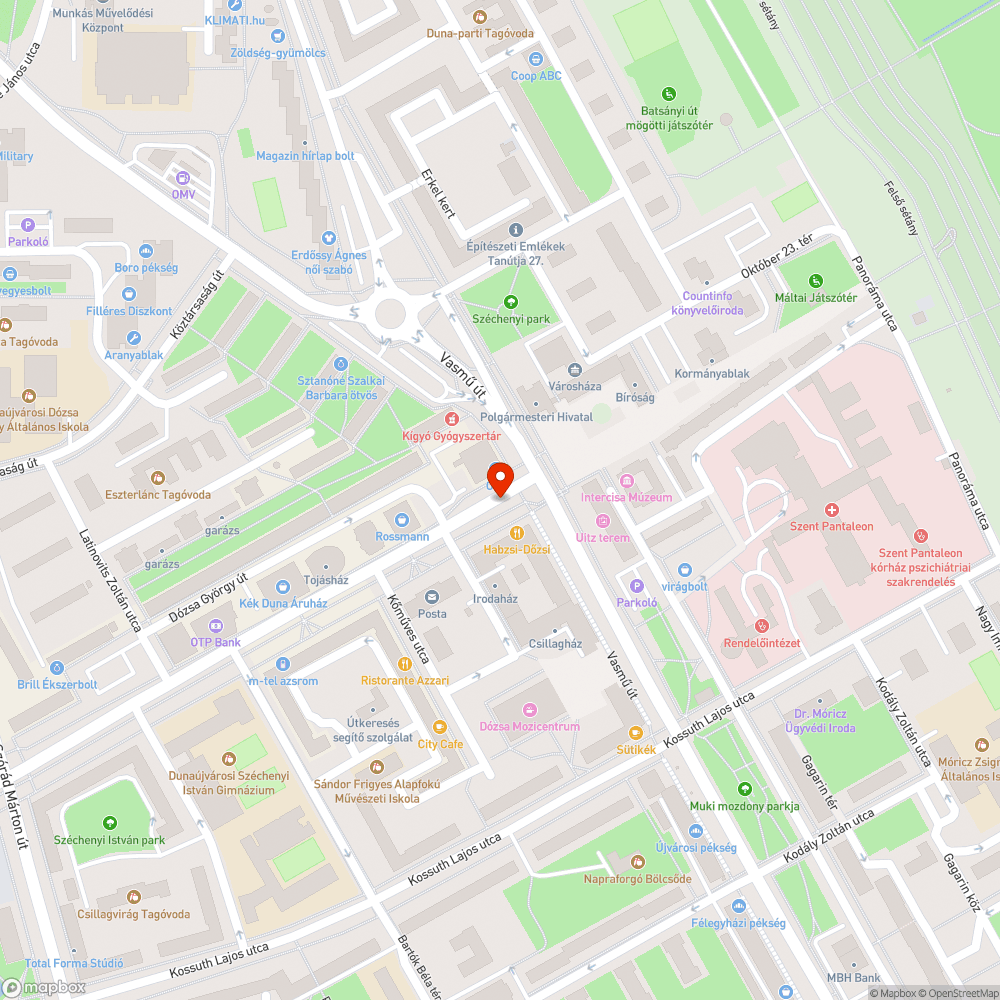 kerékpártároló bejelentés helye