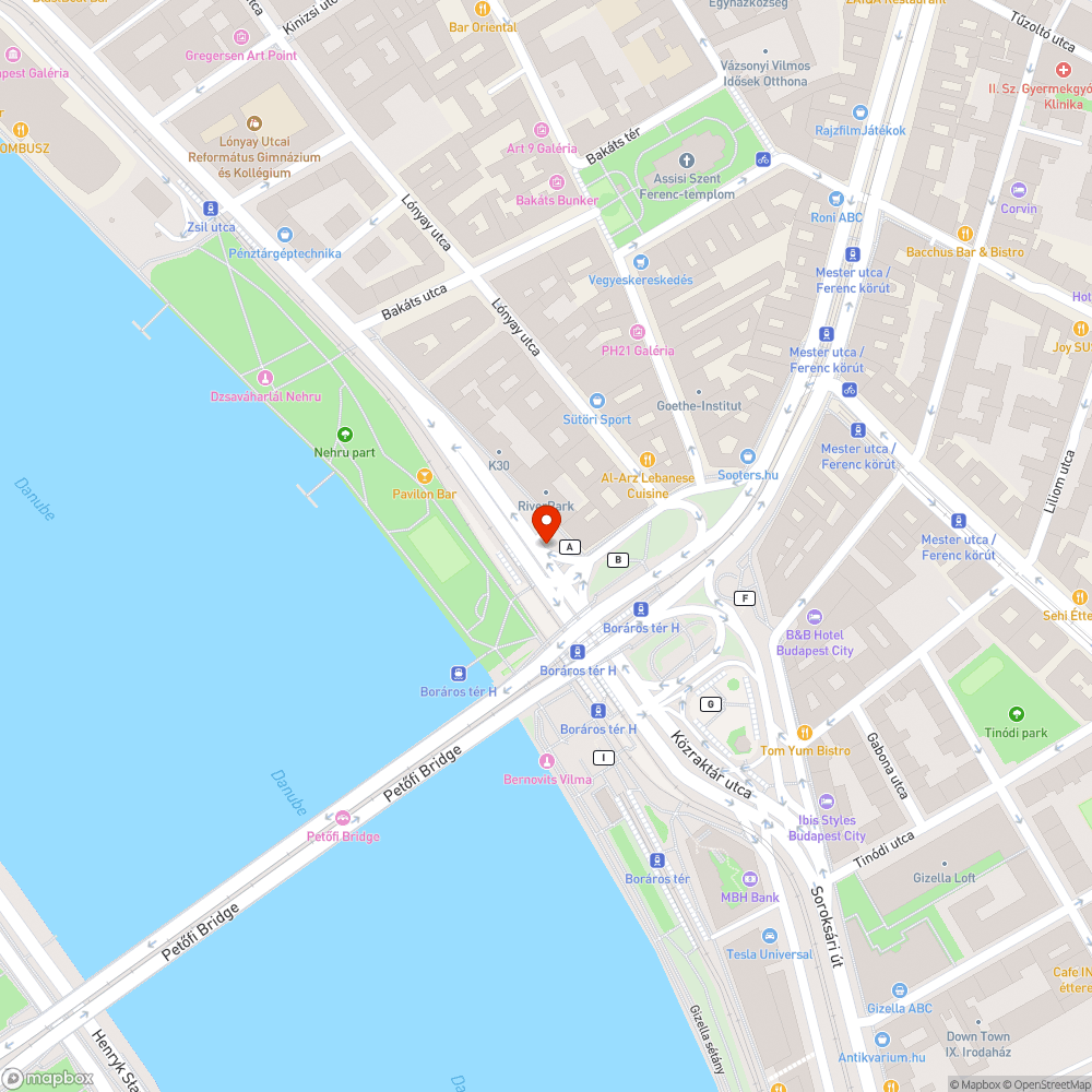 Süllyesztetlen szegélyek a Boráros téren bejelentés helye