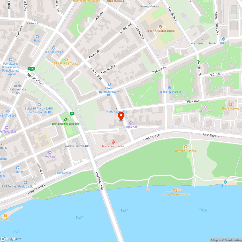 Szűk járda bejelentés helye