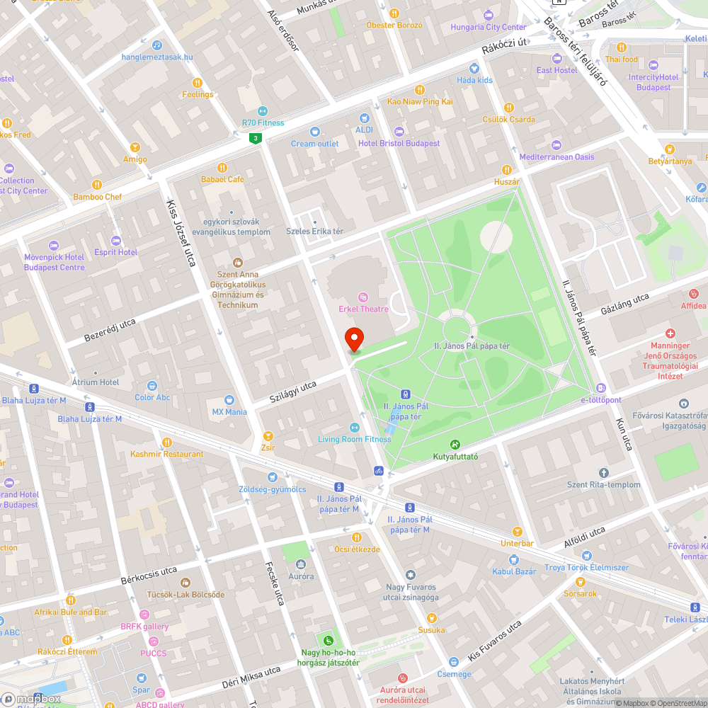 Járdán parkolás bejelentés helye