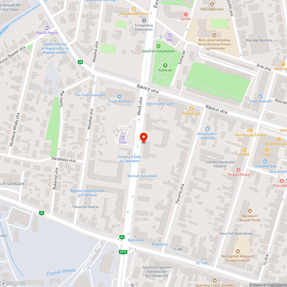 Kevés szemetes bejelentés helye