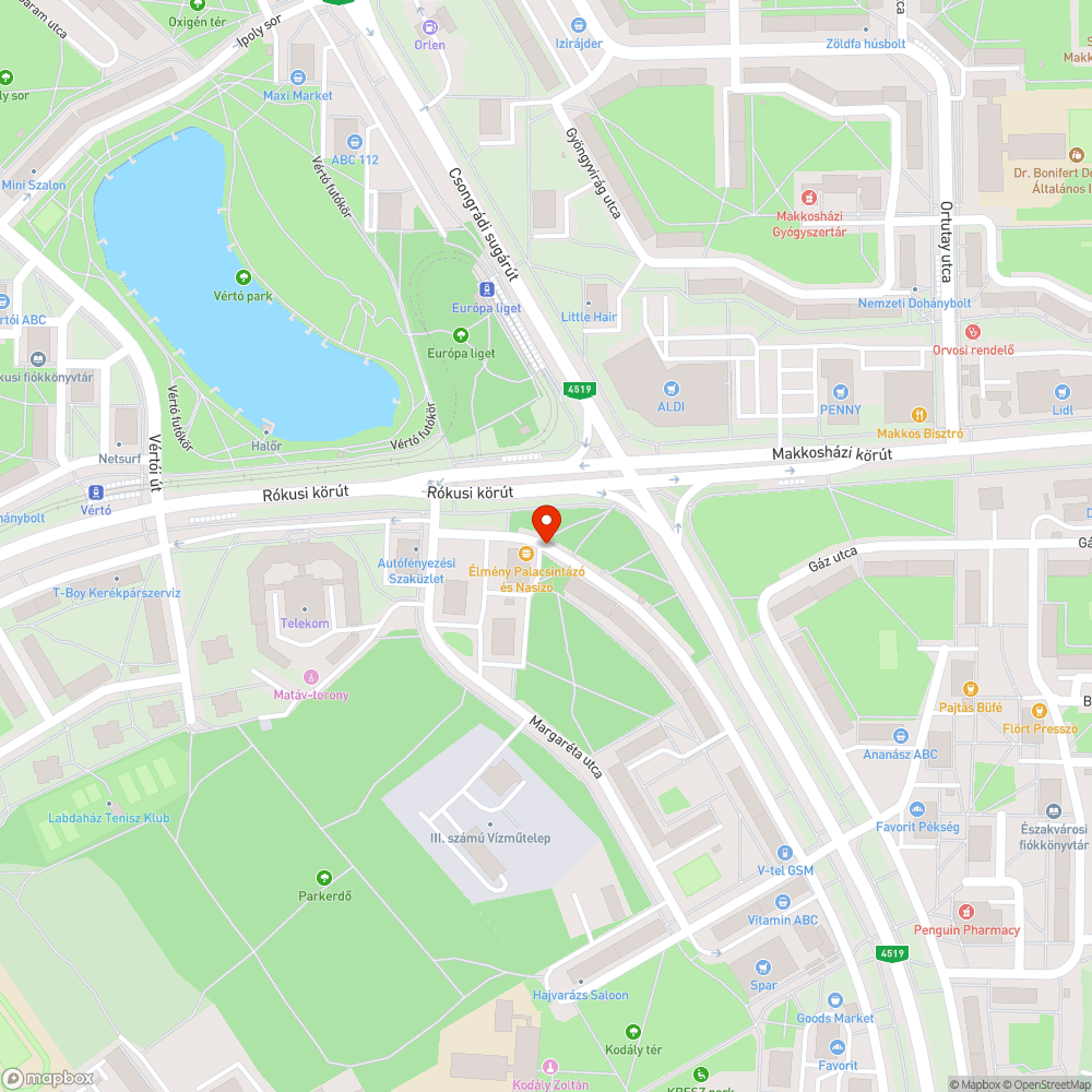 Megdőlt és megfakult tábla - Csongrádi sgt. 100. bejelentés helye