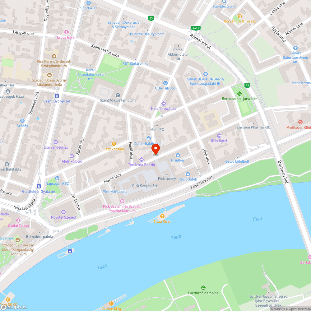 Kátyú az úton - Zsótér utca és Maros utca sarka bejelentés helye