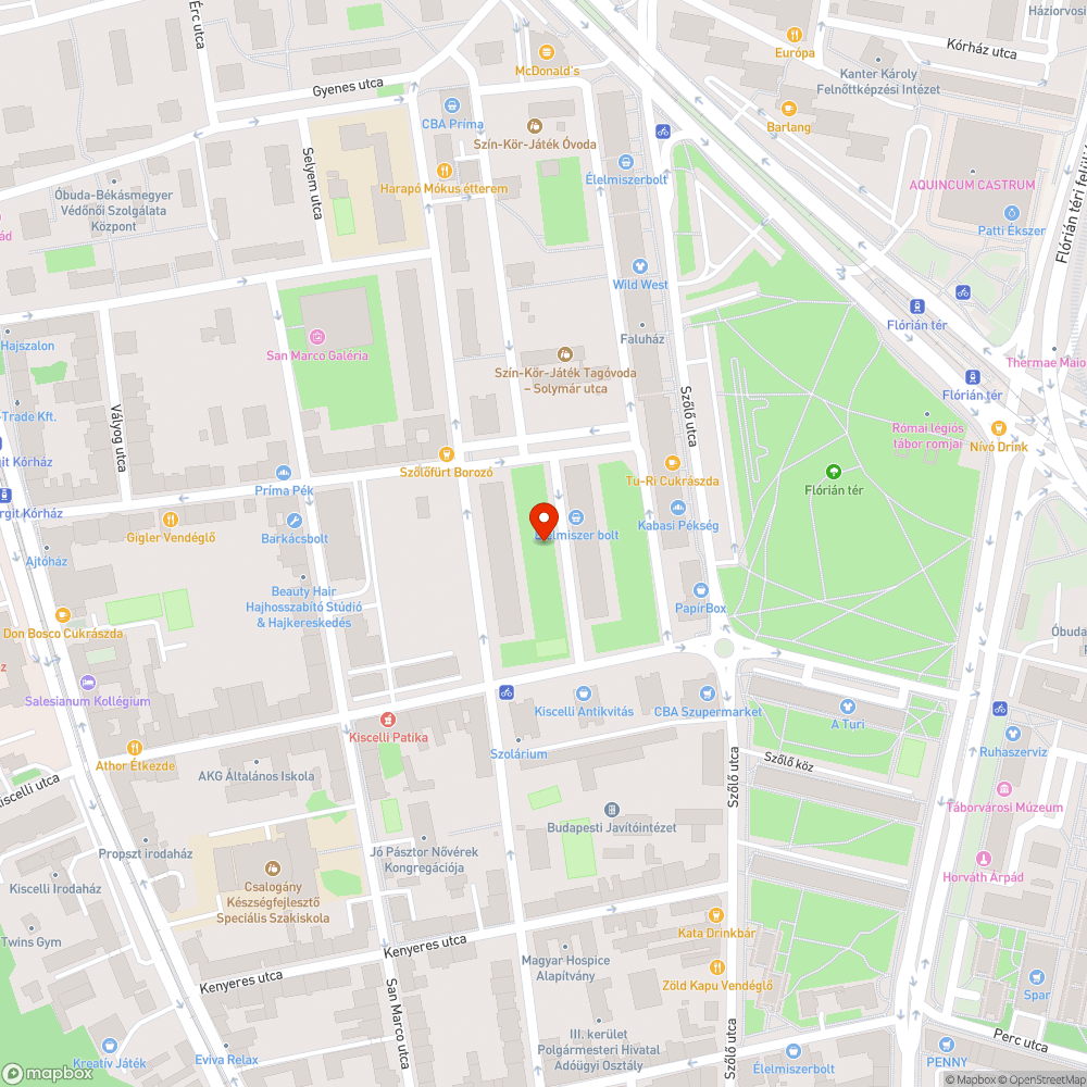 Elhanyagolt, gondozatlan park bejelentés helye