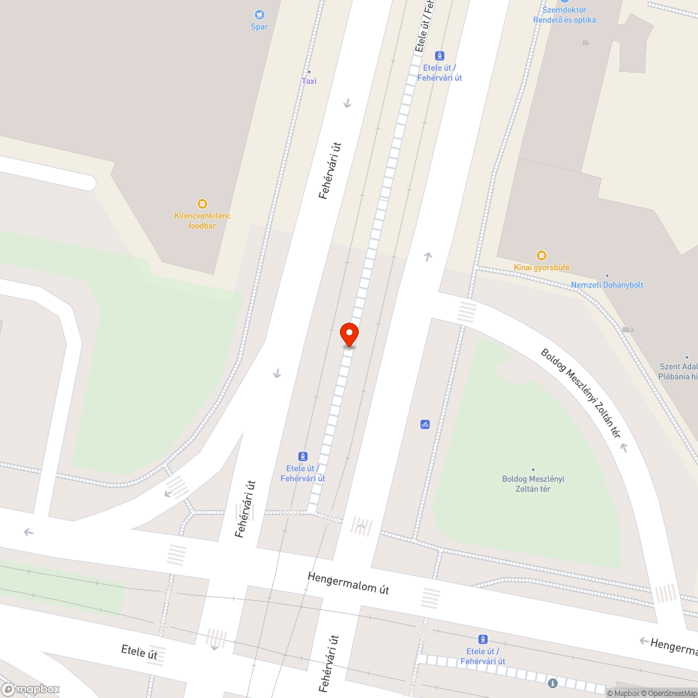 Elavult térkép bejelentés helye