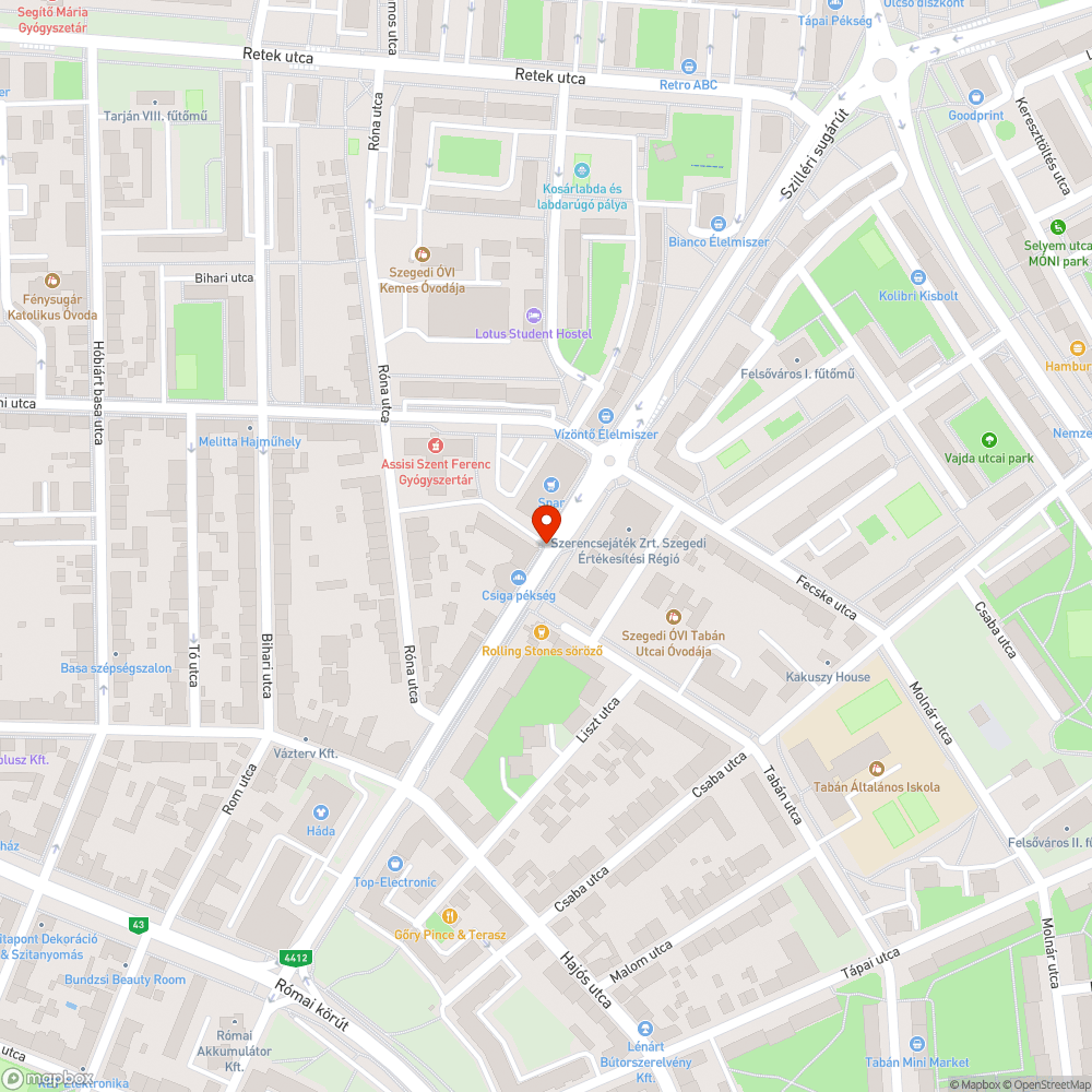 Kiöregedett fedlapok - Szilléri sgt. 24. bejelentés helye