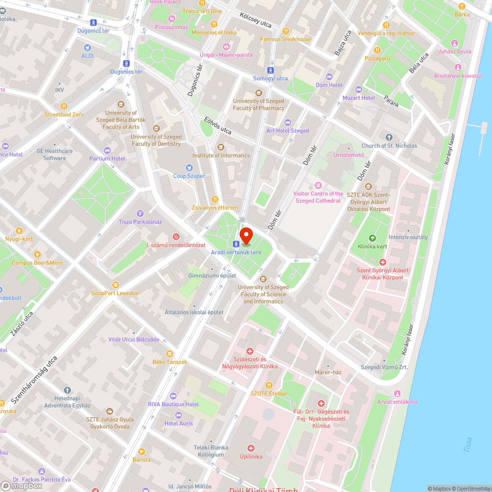 Hámló téglaburkolat - Aradi vértanúk tere bejelentés helye