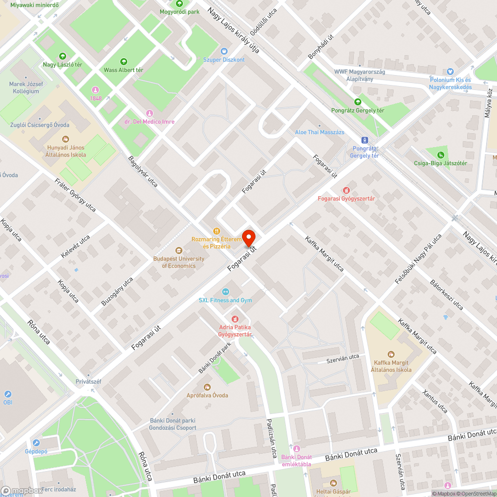 Fröccsenő esővíz bejelentés helye