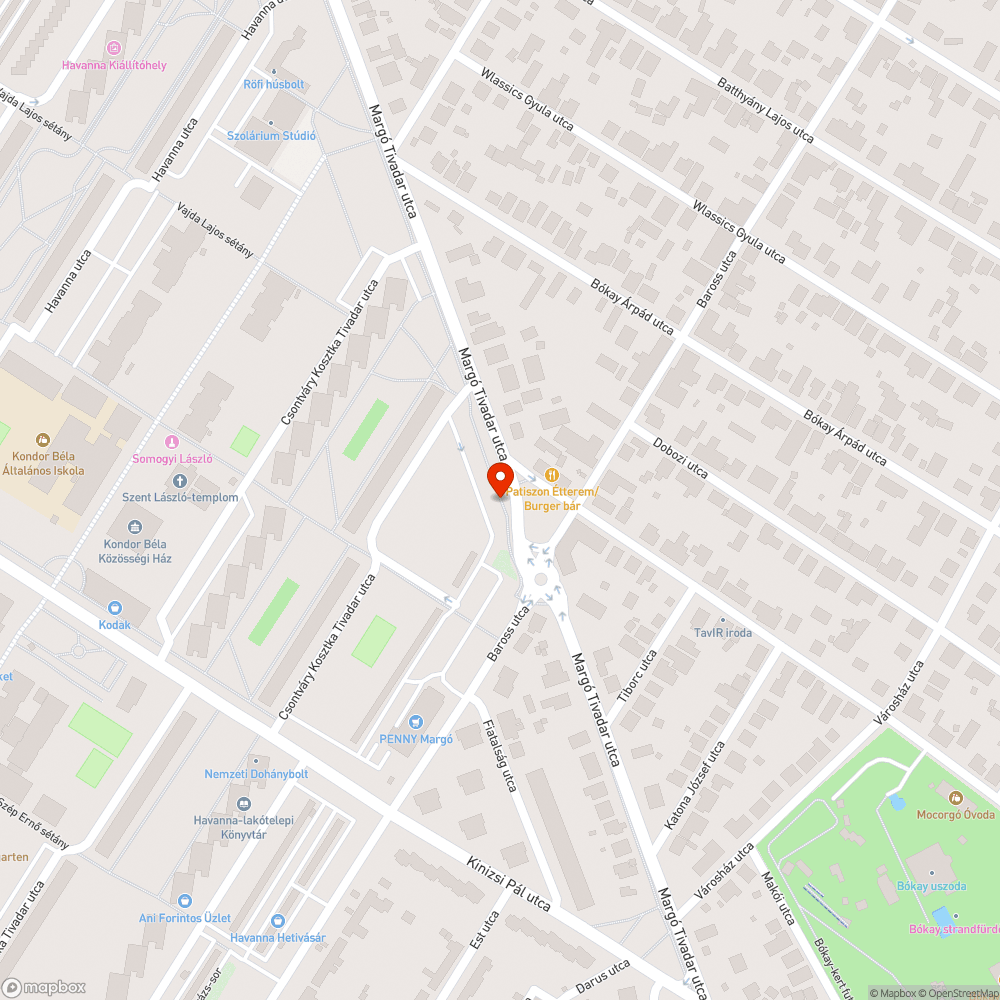 Kidőlt "kerékpárút" tábla bejelentés helye