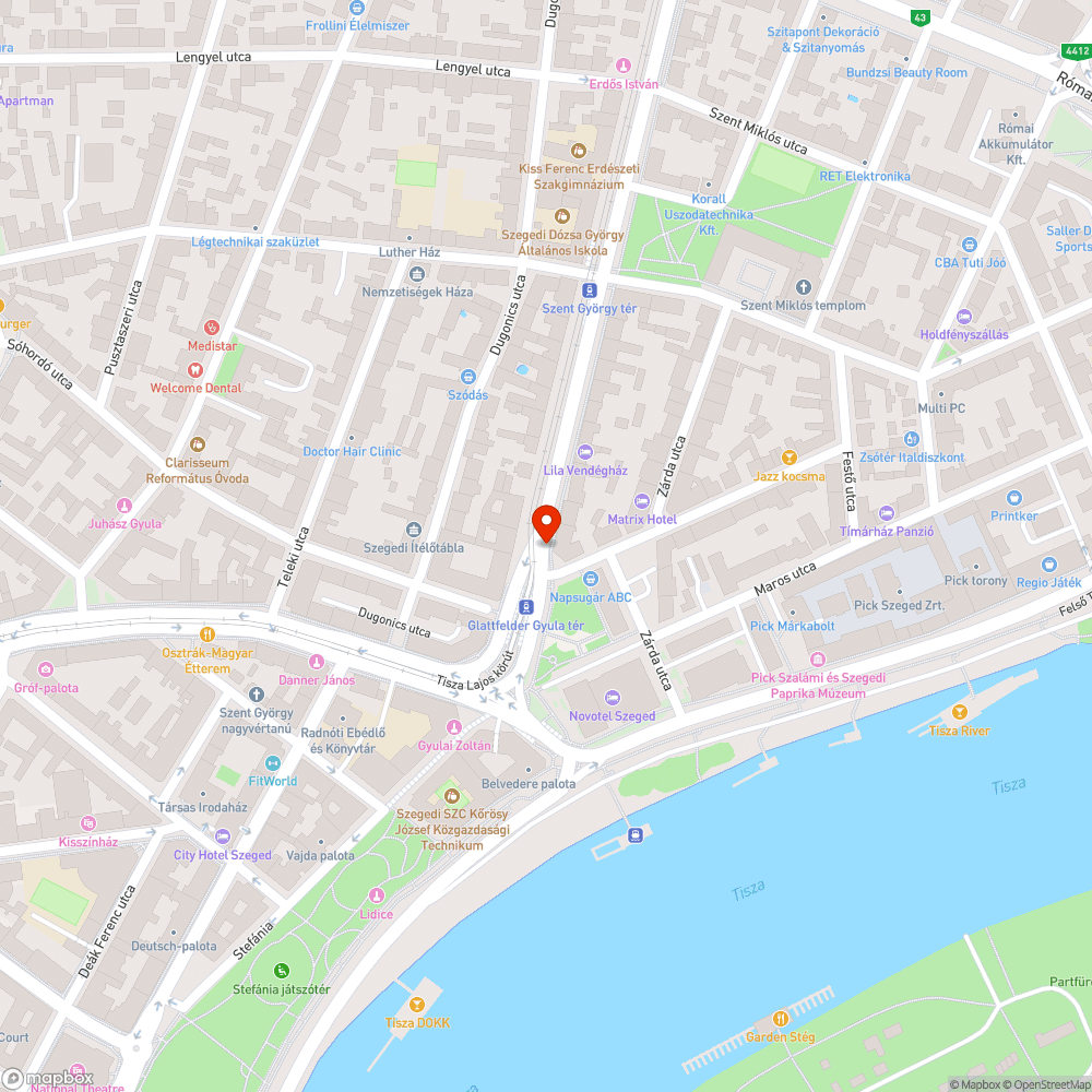 Eldugult víznyelő - József A. Sgt. 1. Pékség előtt bejelentés helye