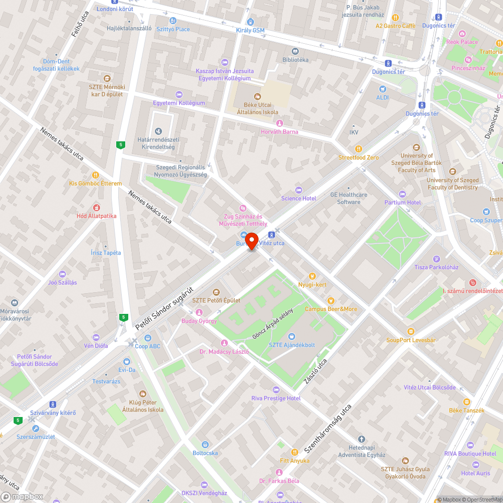 Fatuskó - Petőfi S. sgt. 24. bejelentés helye