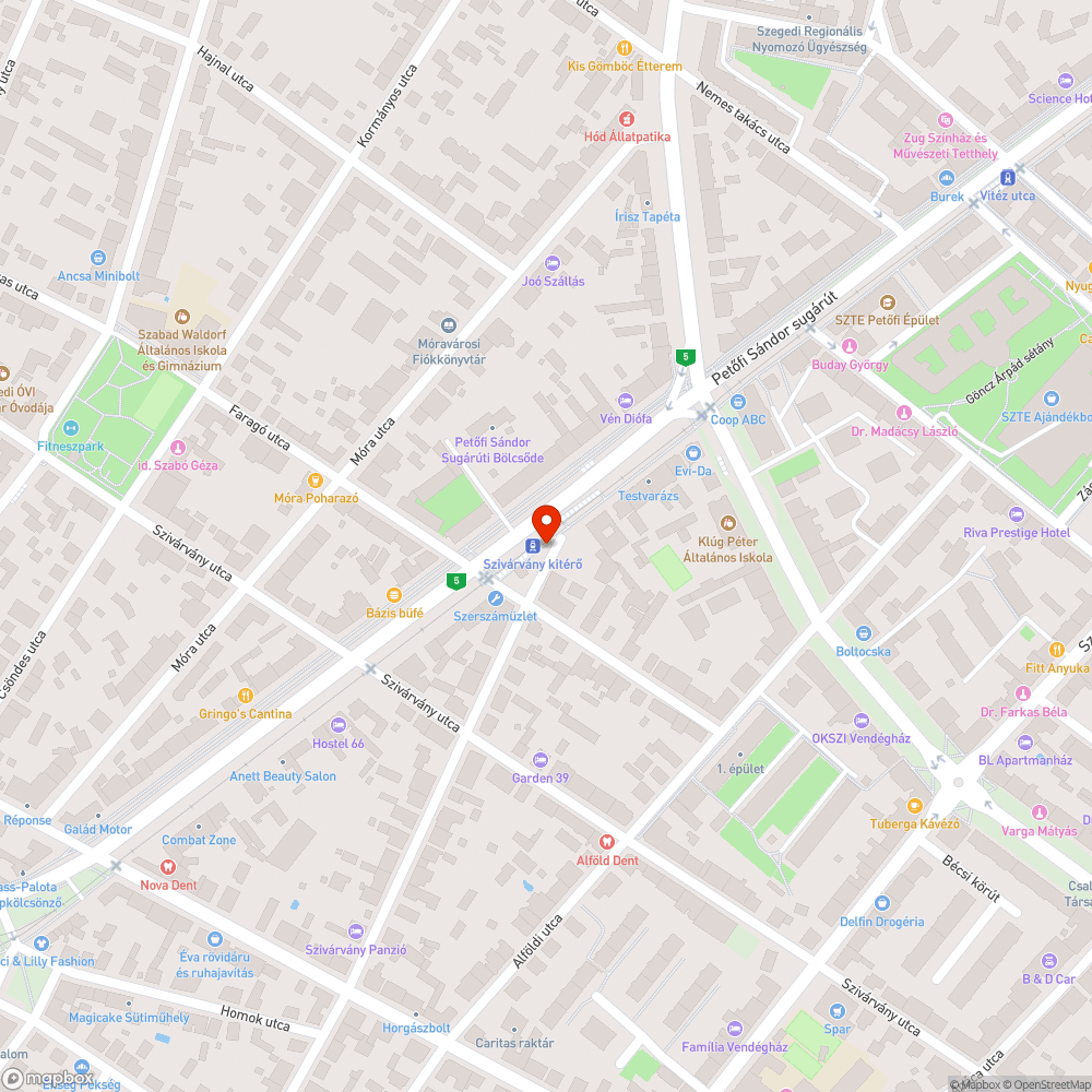 Hiányos és kidöntött csőkorlátok - Petőfi S.sgt. 50., Szivárvány kitérő parkolójában bejelentés helye