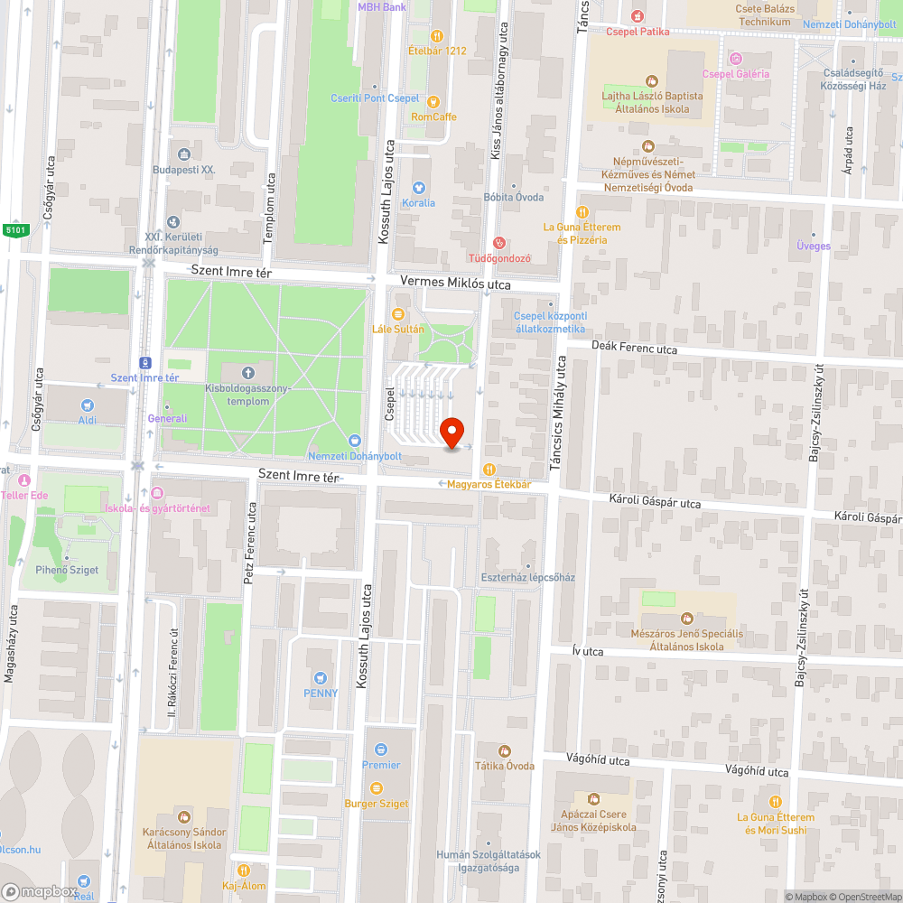 Elhagyott jármű. bejelentés helye