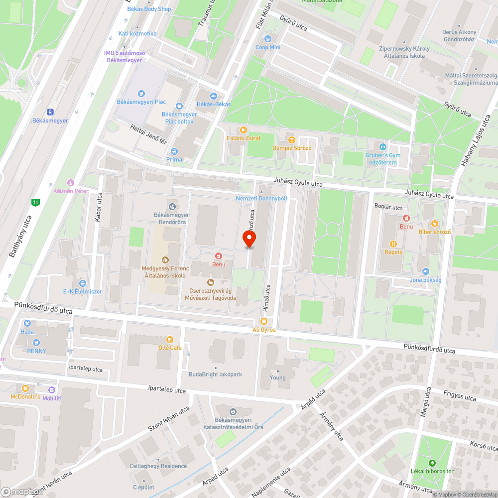 Borzalmas terület bejelentés helye