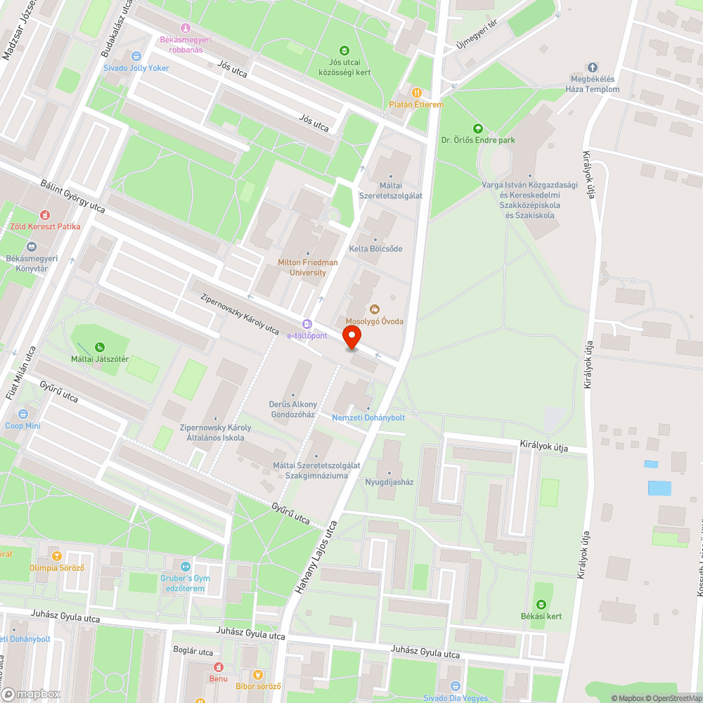 Eldugult bejelentés helye