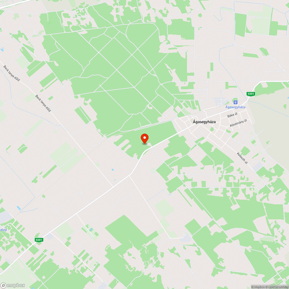 Kátyúsorozat Ágasegyháza után Izsák felé bejelentés helye