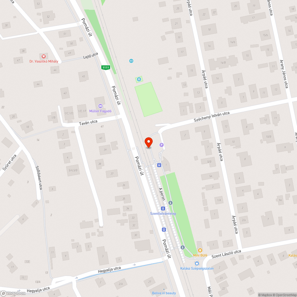 Graffitis postaláda bejelentés helye