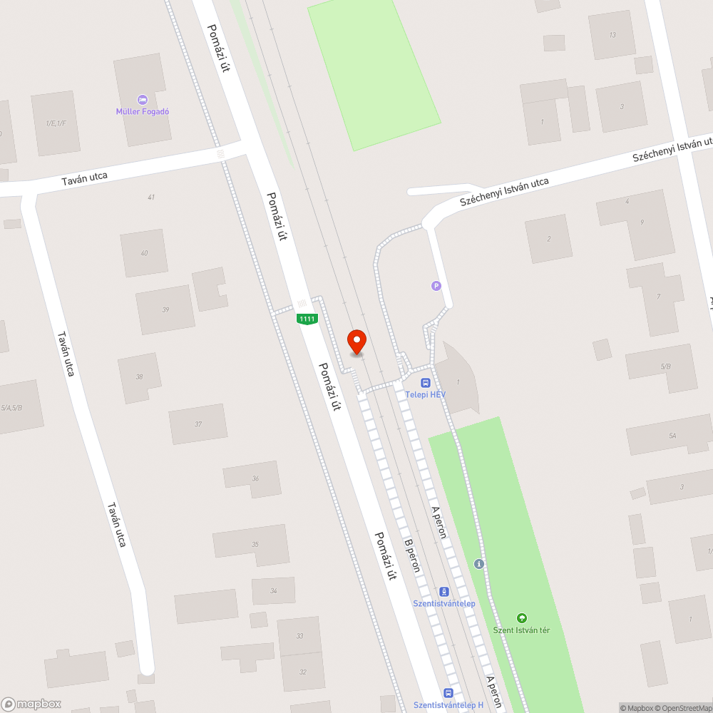 Graffitis fal bejelentés helye