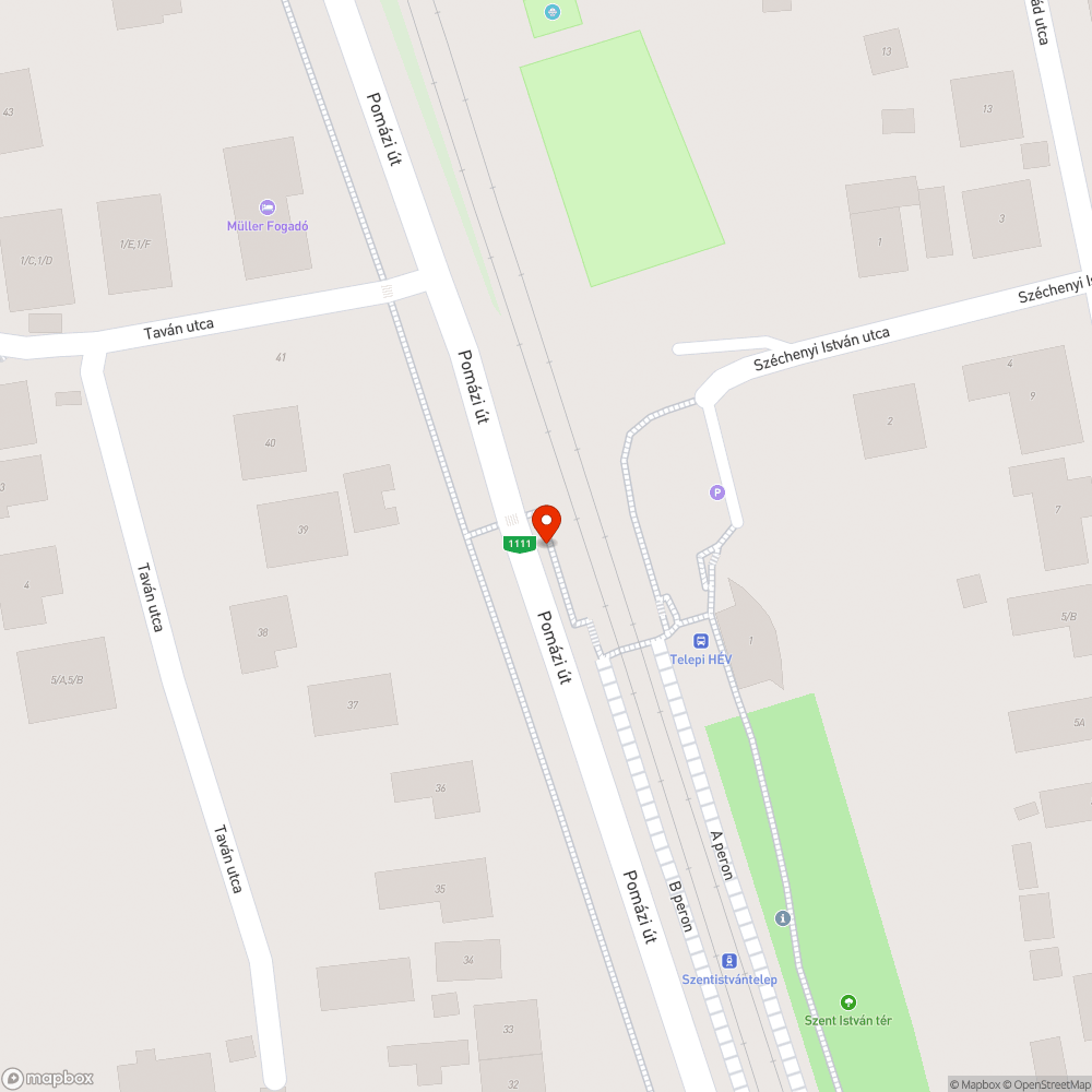 Hiányzó pollerek bejelentés helye