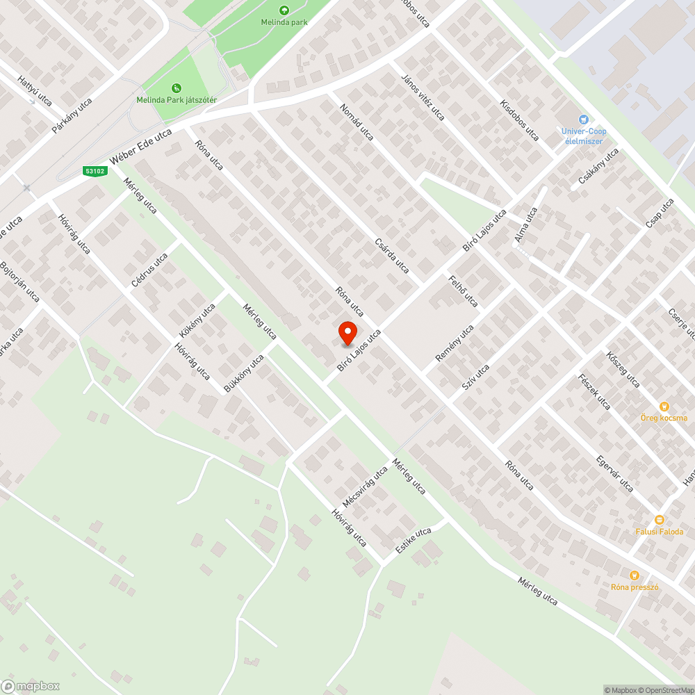 Mély kátyú Kecskemét Bíró lajos utcán bejelentés helye