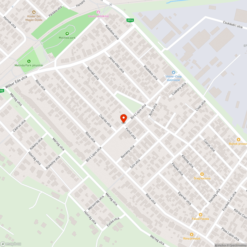 Nem működő utcai lámpa az óvodánál bejelentés helye