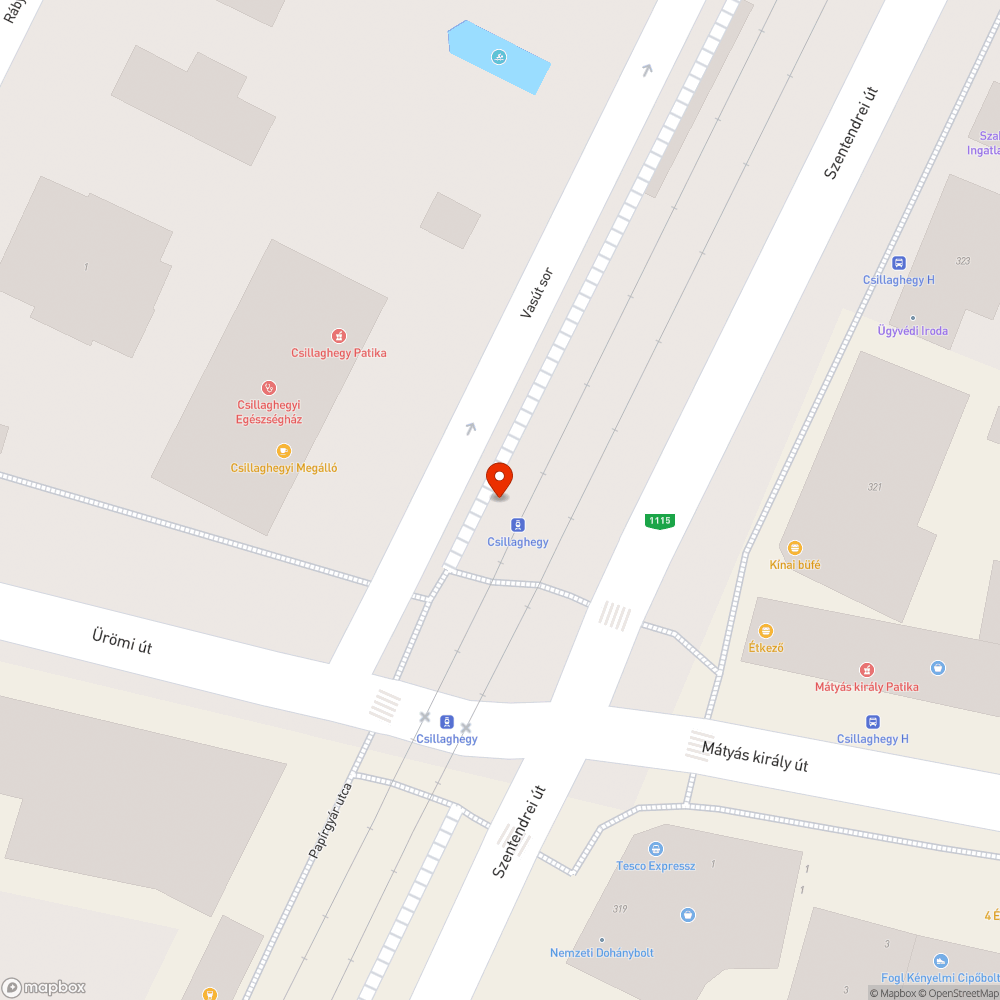 Kifakult fólia (Csillaghegy) bejelentés helye