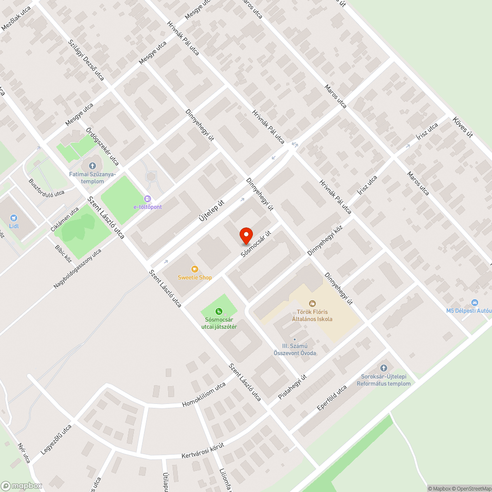 Parkoló fele döltfa bejelentés helye